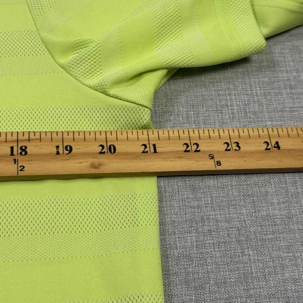 Adidas Streamsong Golf Polo Shirt Mens Medium Green Polyester Moisture Wicking